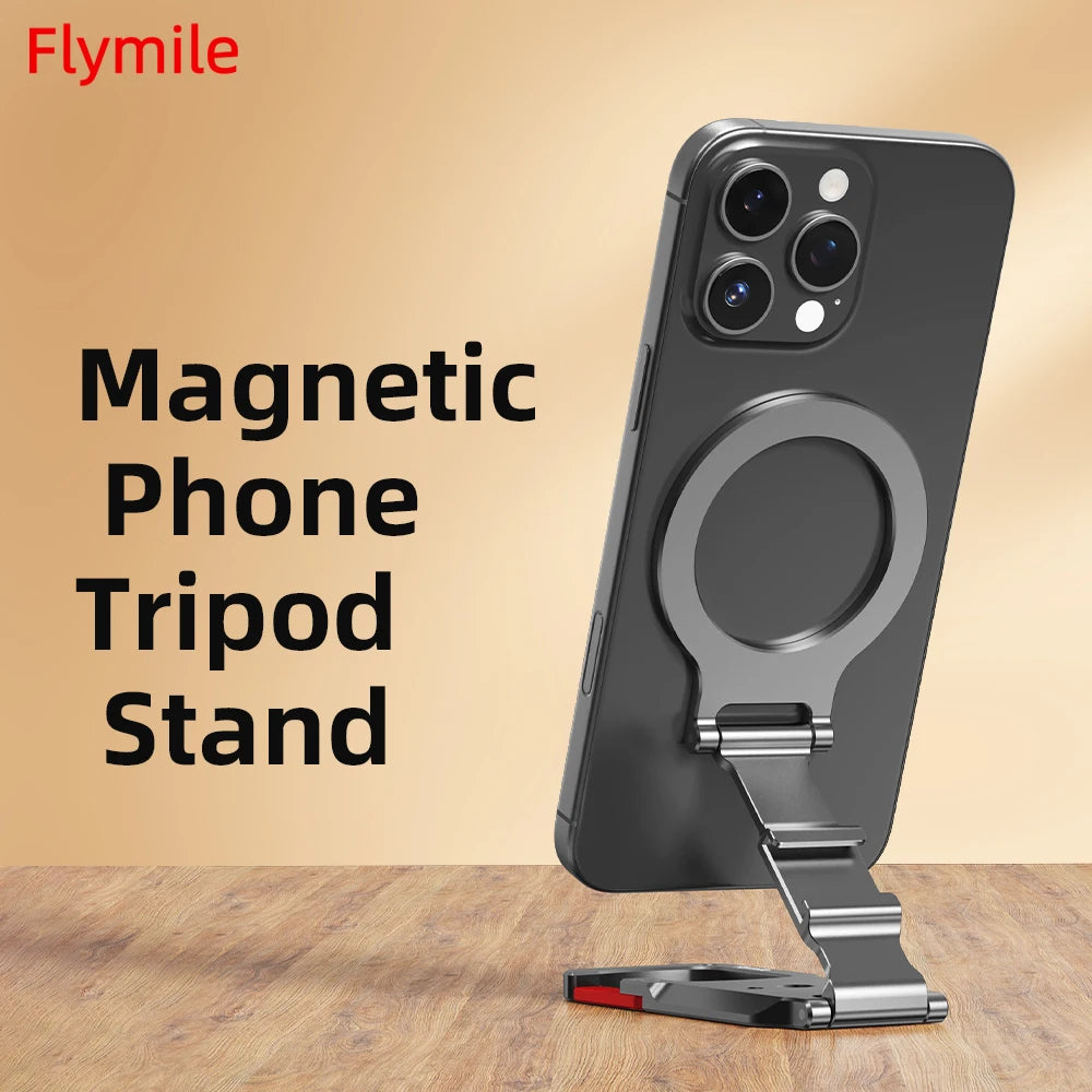 Flymile Magnetic Phone Holder Carabiner Mount for Iphone 18 Pro Max 17 16 15 Accessories Tripod Compatible with MagSafe