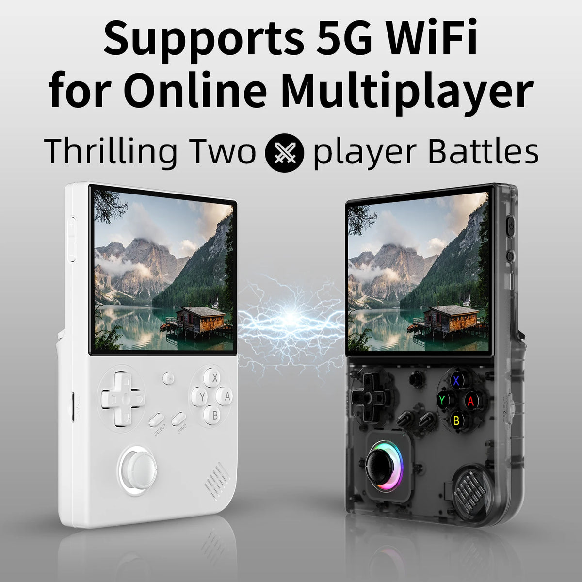 ANBERNIC RG40XXV 64-bit Linux Retro Portable Gaming Console 4.0-inch IPS Screen Supports 5G WiFi Bluetooth Support HD Output
