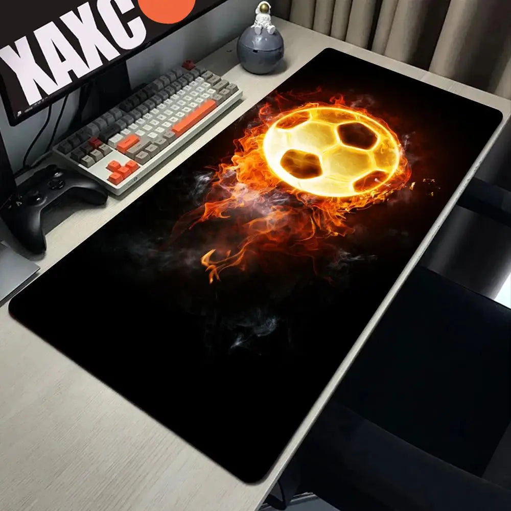 Soccer Football Large Gaming Mouse Pad HYBXAXC Mousepad Gamer Laptop Mouse Mat Office Mausepad XXL Carpet Keyboard Mat Desk Pad