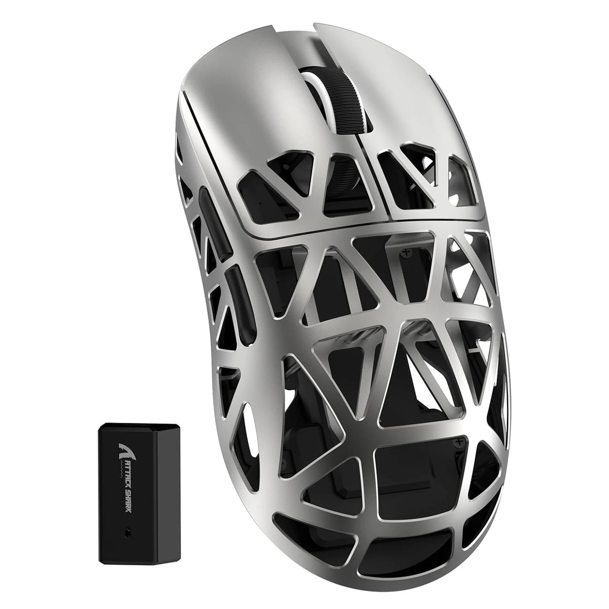 ATTACK SHARK R2 tri-mode programmable mouse, ultra-light magnesium alloy, PAW3950 42000 DPI optical sensor, 8000Hz polling rate