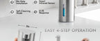 Automatic Soap Dispenser Stainless Touchless Rechargeable Hand Sanitizer Shampoo Detergent Dispenser for Kitchen Bathroom Toilet