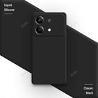 Liquid Silicone Cover for Xiaomi Redmi Note13 Note 13R 13 R Pro Plus 13RPro 5G Square Soft Original Mobile Phone Accessorie Case