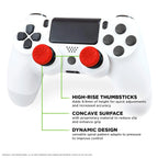 High-Rise Performance Freeks for PS4 PS5 Galaxy Joystick Compatible 8BitDo Ultimate Controller Stick Silicone cap Thumbsticks