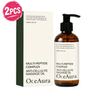 240ml Peptide Complex Anti-Cellulite Massage Oil Visibly Smoother Firmer Skin for Body Fast Absorbing Body Massage Care Oil