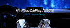 (2026 Upgraded) Wireless CarPlay Adapter for Apple iPhone＆Android, Small Size,Plug and Play,Fast and Stable Connection Wireless