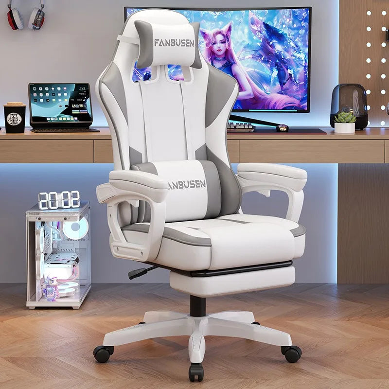 Gaming Chair Computer Chair GamingChair Ergonomic Dormitory Lifting Modern Simple Office Gaming Chair