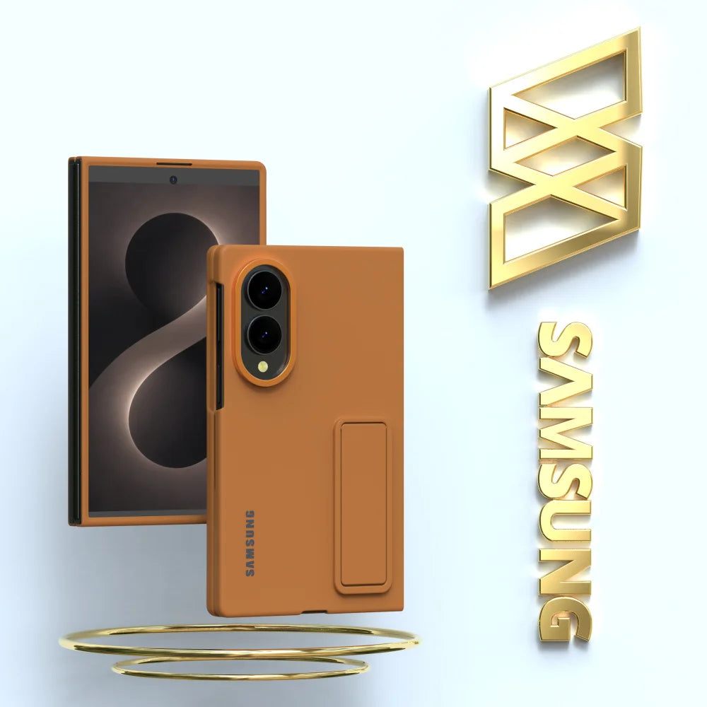Original Genuine For Samsung Galaxy Z Fold8 Standing Case High Quality Foldable Bracket Cover ZFold8 Protector Shell & Box