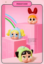 POP MART CRYBABY x Powerpuff Girls Series - Vinyl Face Plush Blind Box 1PC/6PCS Mystery Box