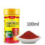 NEW Fish Food Pellets Small Ornamental Fish Growth Mini Pellet Balanced Diet High Protein Spirulina Color Enhanced Formula
