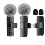 Type-C Port Professional Wireless Lavalier Microphone for Smartphones, Computers, Tablets, Plug and Play