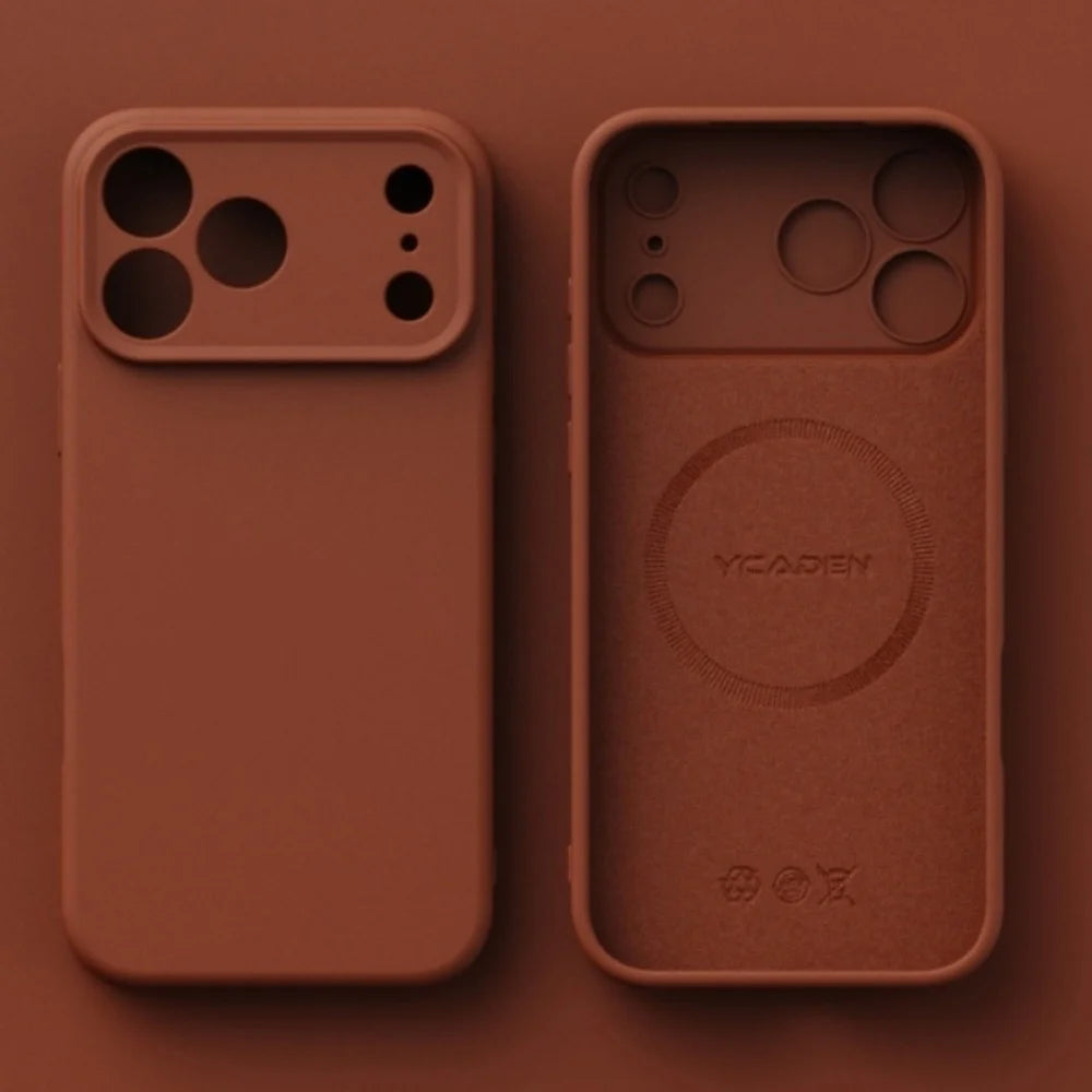TPU Shockproof Cover For iPhone 17 16 Pro Max For iPhone 17Air 16 15 14 13 Plus Case Liquid Silicone Original TPU Magsafe Case