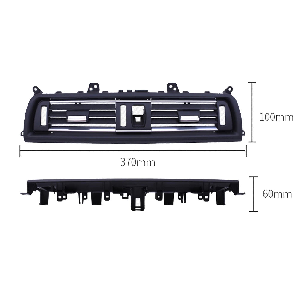 Car Central Air Conditioning AC Vent Grille Panel For BMW 5 Series F10 F11 520i 523i 525i 528i 535i  64229166885,64229209136