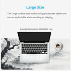 Mouse Pad Black And White Cherry Blossoms Gaming printon demand Large Mousepad XXL MousePads Office Carpet Soft Gaming laptop