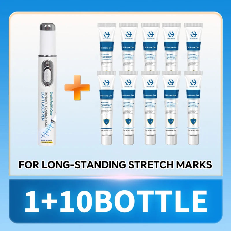 2026 New Blue Light Pen to Solve Body Stretch Marks, Postpartum Skincare Tools
