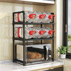 Kitchen Countertop Microwave Storage Rack, Multi-Layer Seasoning Storage Rack, Used For Storing Countertop Kitchen Utensils