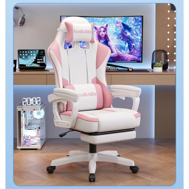 Gaming Chair Computer Chair GamingChair Ergonomic Dormitory Lifting Modern Simple Office Gaming Chair