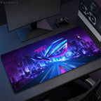 Asus Rog Black Mause Pad Anime Mouse Mats Gaming Computer Desk Mat Mouse Carpet Pc Accessories Gamer Mouse Pad Speed Rubber Mat