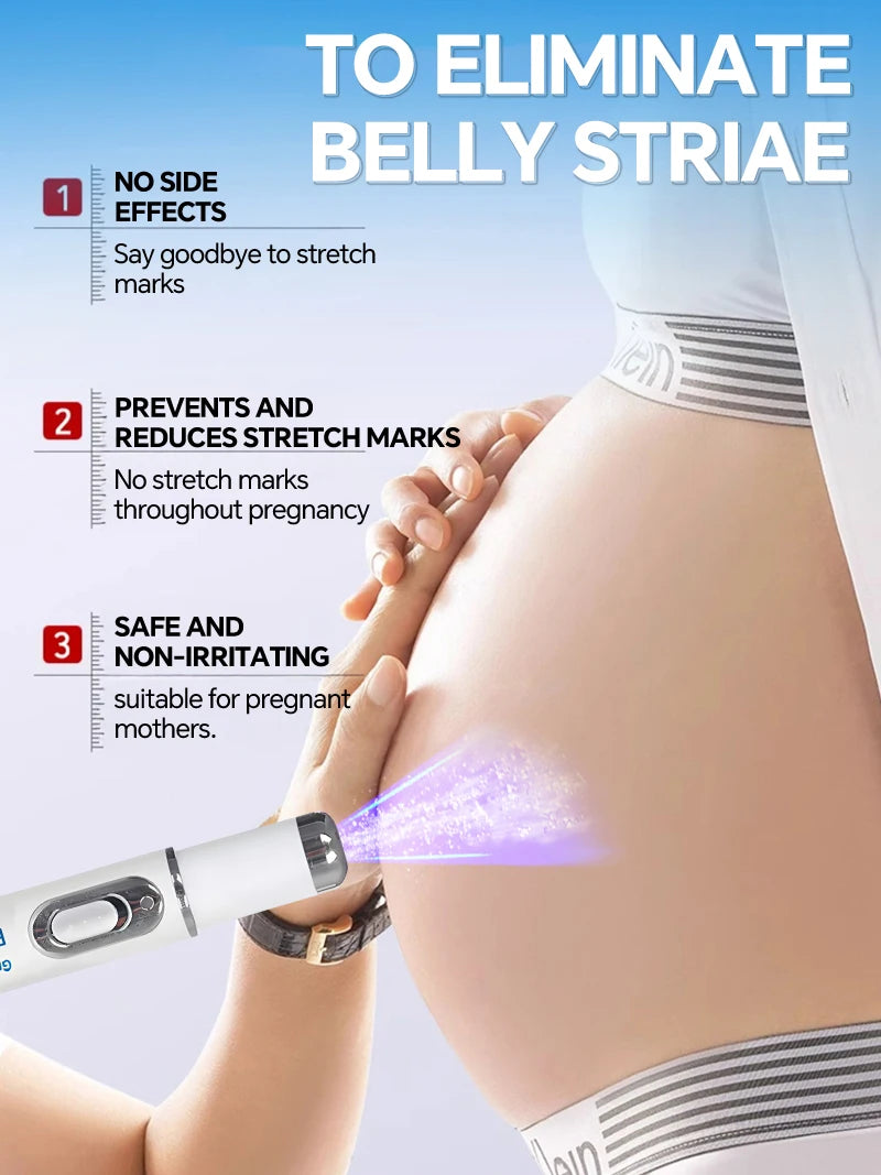 2026 New Blue Light Pen to Solve Body Stretch Marks, Postpartum Skincare Tools