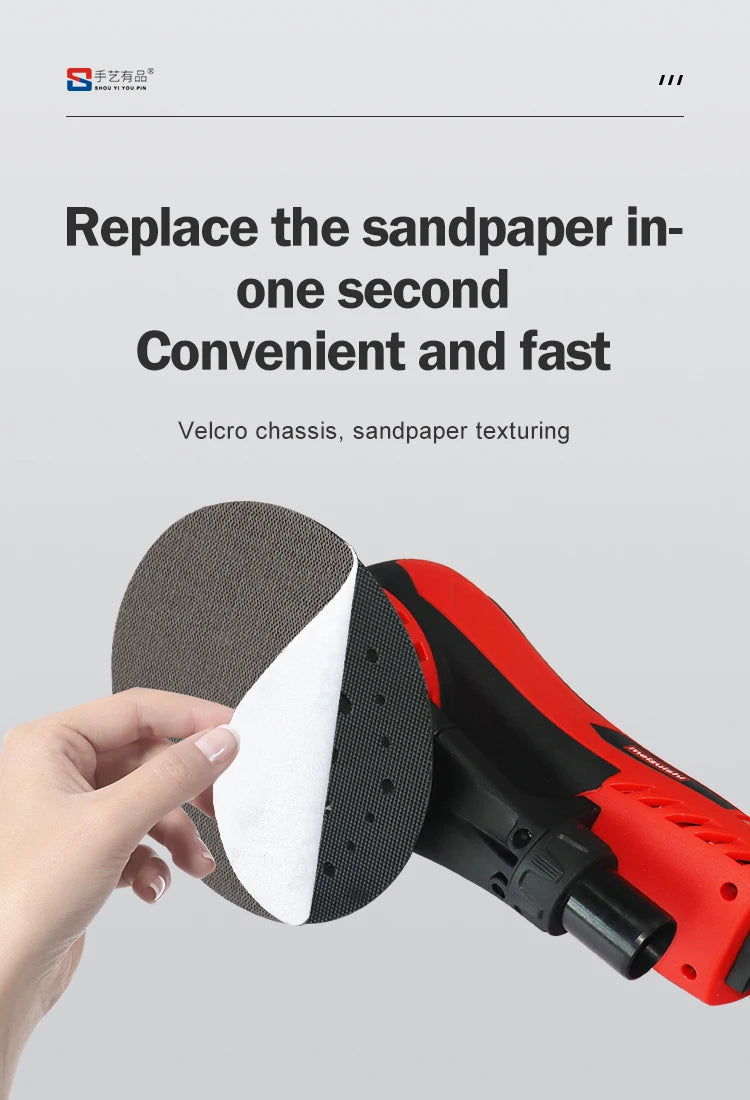 Automotive Brushless Mini Orbital Sander Orbital Grinder Concrete  Grinder for Cars Wall  Machine  Eccentric Grinding Mach