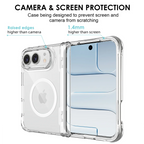High Clear Magnetic Phone Case For iPhone Duo IPhone Duo 18 Ultra For Magsafe Wireless Charging Folding Bumper Hinge Cover