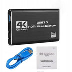 New 4K HDMI-Compatible USB 3.0 Video Capture Card 1080P 60FPS 60Hz Video Recorder Grabber for OBS Capturing Game Card Live Streaming