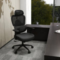 Ergonomic Mesh Office Chair Adjustable Headrest Lumbar Support Computer Chair High Back Desk Chair Swivel Task Chair for Home Office