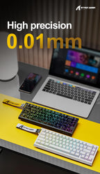 ATTACK SHARK X68HE X68Pro He Magnetic Mechanical Keyboard for Pro Gaming 0.01mm Rapid Trigg 8000Hz SOCD/Rs 0.125ms 128K Rate
