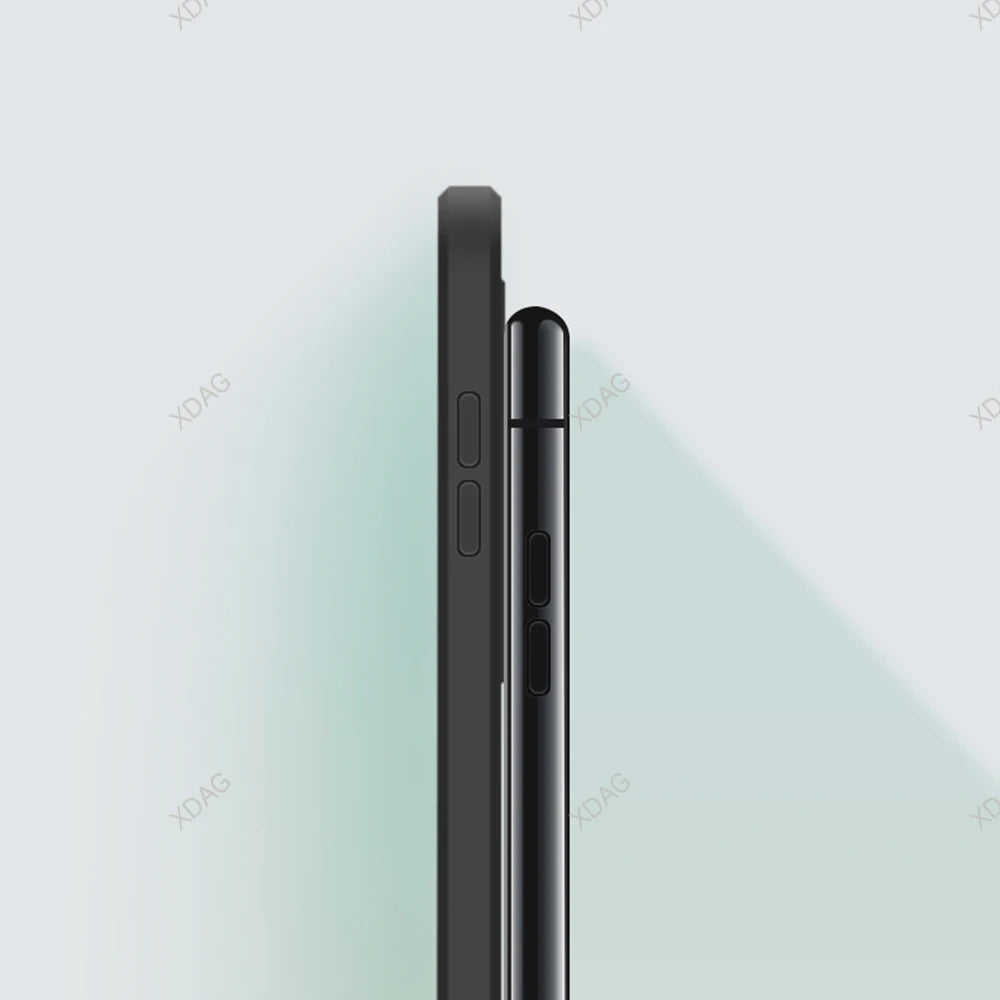 Basic Phone Case for Xiaomi Redmi Note 11 Global Market 4G 6.43" Soft Liquid Silicone Square Classic Lens Protection Back Covers