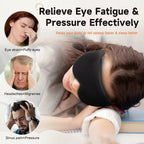 Eye Mask for Sleeping 3D Contoured Cup Blindfold Concave Molded Night Sleep Mask Block Out Light with Women Men