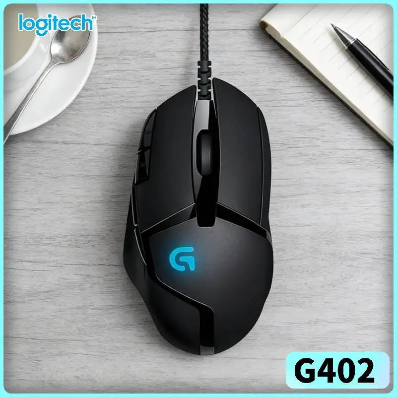 Logitech G402 Hyperion Fury, Wired Gaming Mouse with 4000 DPI, Perfect for FPS & RPG Games G102/G203/M100R