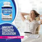 Magnesium Complex with Glycinate Citrate Malate Multiple Magnesium Forms 1000mg Daily Mineral Supplement Capsules