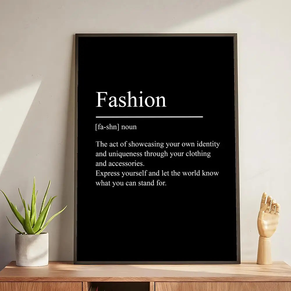 Discipline Motivational Terms Poster Modern and Elegant Wall Stickers for Home Decor Living Room Dormitory Wall Art