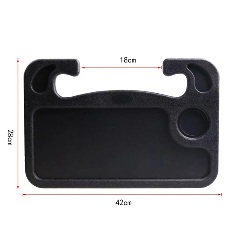 Car Steering Wheel Dining Table Tray Car Table Car Multi-functional Dinner Plate Steering Wheel Rack Plastic Card Table