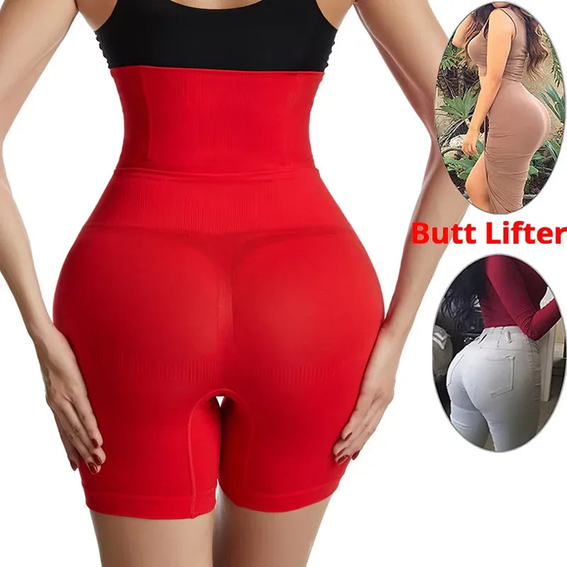 Women's Underwear High Waist Shaping Boyshort Panties Body Shaper Tummy Control Butt Lifting Slimming Shorts Workout Shapewear