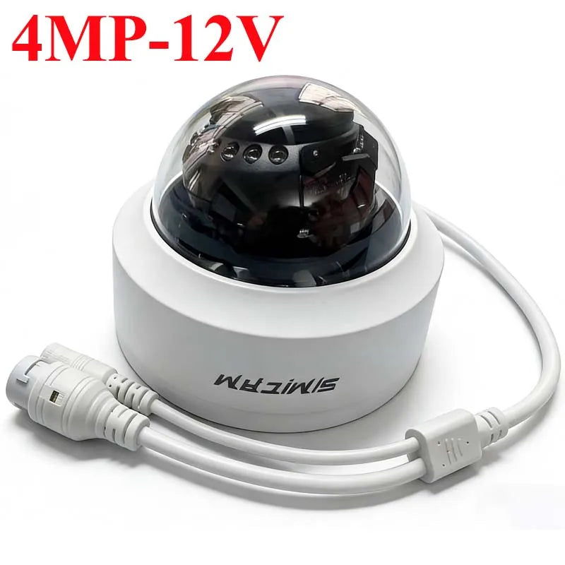 4K Video Surveillance Camera POE Doms Dome IP Onvif Audio 48V POE/DC 12V 4MP/5MP/8MP Night Vision CCTV Security Camera For NVR