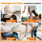 Enlarge Electric Heating Shoulder and Knee Massager 3 Levels Electric Vibration Muscle Relax Belt For Arm Muscle