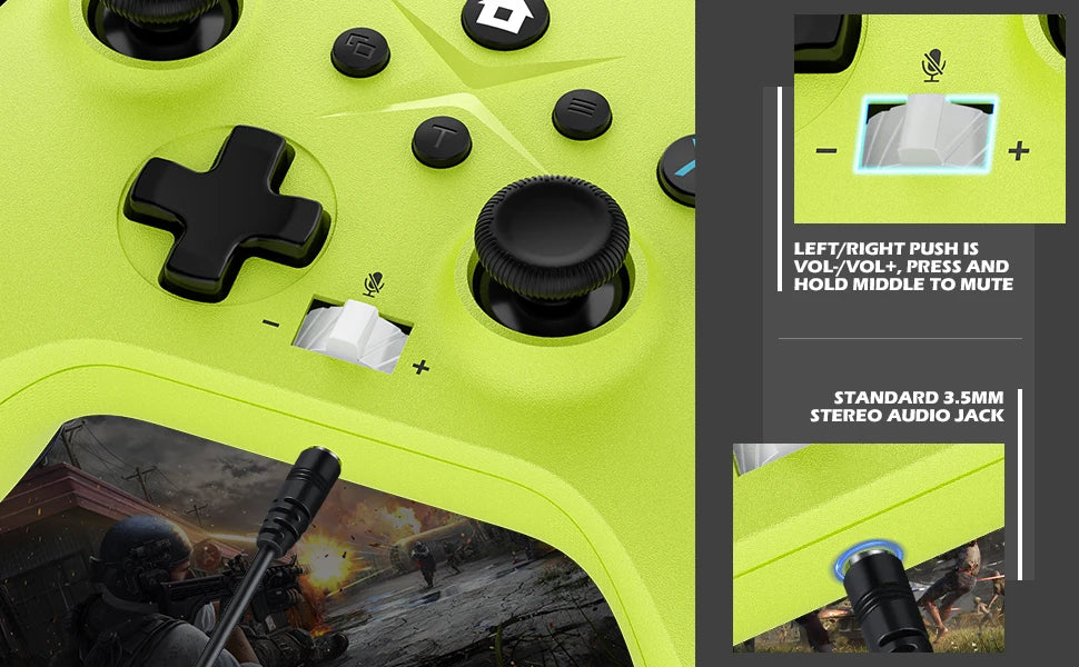 Controller For Xbox One/S/X/Series S/X PC Console Gaming Joystick 2.4G Wireless Gamepad 6-Axis Dual Vibration Hall Effect Rocker