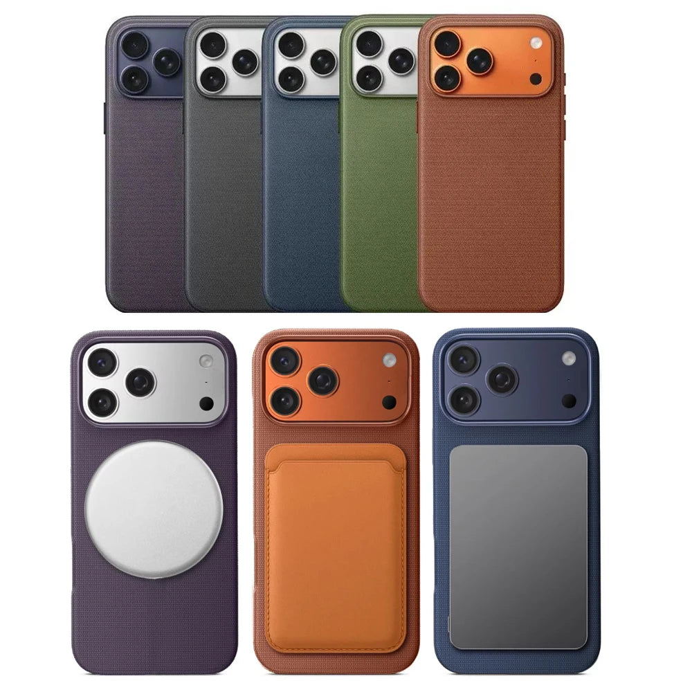 Original Technology Woven Case For IPhone 17 16 15 14 13 18 Pro Max Air Phone For Magsafe Official Magnetic Protect Cover Fundas