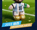 Original In-Stock Messi Argentina National Tea Player Series Vinyl Figurine Blind Box Pendant Collectible Ornament Toys Gifts