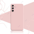 Luxury Square Liquid Silicone Cover for Samsung Galaxy A34 A54 5G SamsungA34 SamsungA54 360 Soft Protective Armor Case Coque Bag