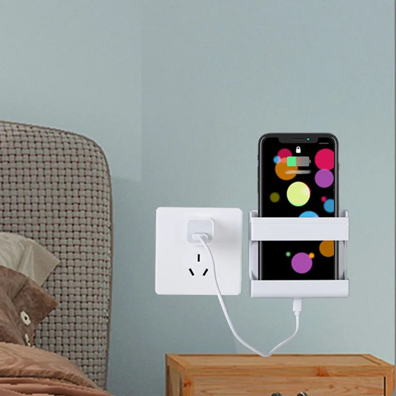 Multifunctional Wall Mounted Organizer for Remote Controls and Mobile Phones