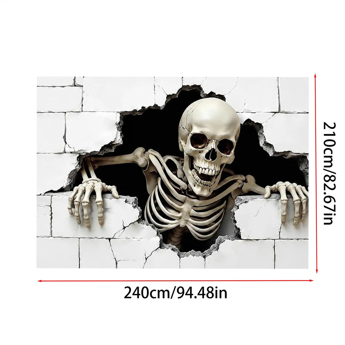 Halloween Garage Door Decorations Large Spooky Thick Fabric Vibrant Halloween Garage Door Banner Cover Decorations for Home Yard