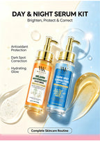 WK JALY Dark Spot Correcting Day and Night Serum, With Turmeric, Vitamin C, Moisturizing, Lightening, Even Skin Tone Essence