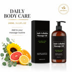 Anti-cellulite Body Massage Oil Natural Plant Essential OilRelaxing Soothing Moisturizing Skin Care Lightweight Non Greasy 240ml