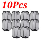 1-10Pcs Collapsible Laundry Basket Dirty Clothes Mesh Pop Up Hamper Storage Basket Toy Storage Bag for Home Bathroom Dorm Travel