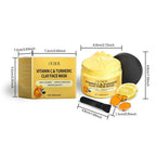 Turmeric Vitamin C Clay Mask Clay for Dull & Blemish-Prone Skin, Deep Cleansing Facial Mask, Face Masks Skincare Oil Control