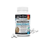 Magnesium Bisglycinate 400 Mg - 120 Vegetarian Capsules - Supports Muscle, Joint and Heart Health
