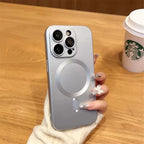 For Magsafe Magnetic Wireless Charge Case For iPhone 17 16 15 14 13 12 11 Pro Max Plus Air Silicone Glass Lens Protection Cover