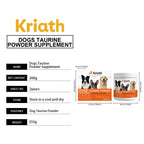 Dogs Taurine Powder Support Heart Health Boosts Vital Energy Levels Maintain Healthy Joint Movement Daily Nutrition Supplements