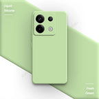 Original Square Liquid Silicone Phone Case for Xiaomi Poco X6 PocoX6 Pro 5G Lens Protection Soft Couples Cover Thin Fundas Coque